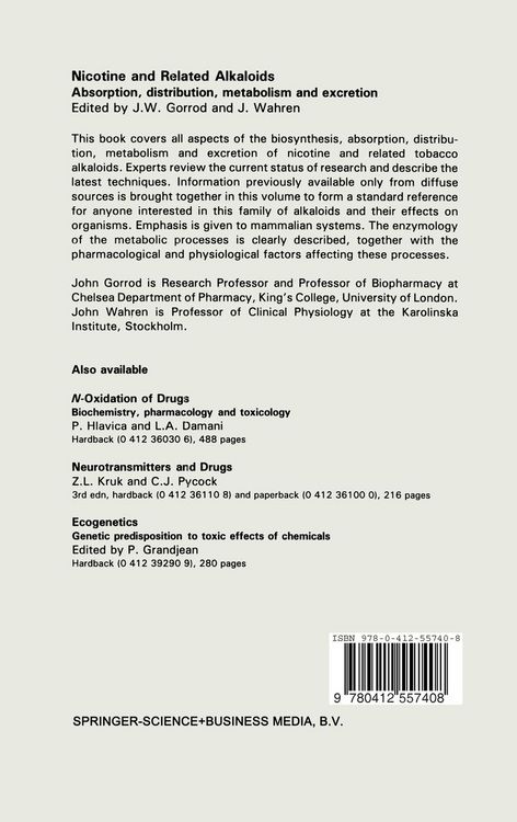 Produktbild: Nicotine and Related Alkaloids