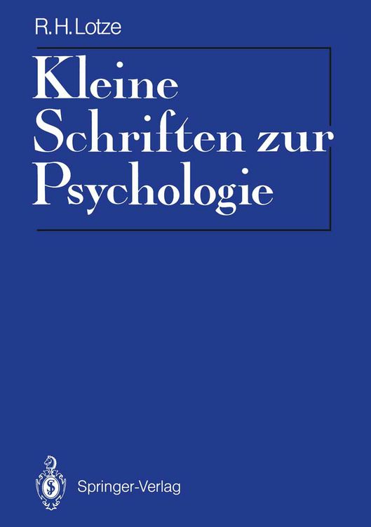 Produktbild: Kleine Schriften zur Psychologie