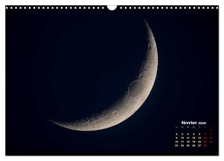 Produktbild: Phases de la lune (Calendrier mural 2026 DIN A3 vertical), CALVENDO calendrier mensuel
