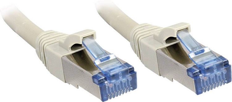 Produktbild: LINDY 47135 RJ45 Netzwerkkabel, Patchkabel 3.00 m Grau 1 St.