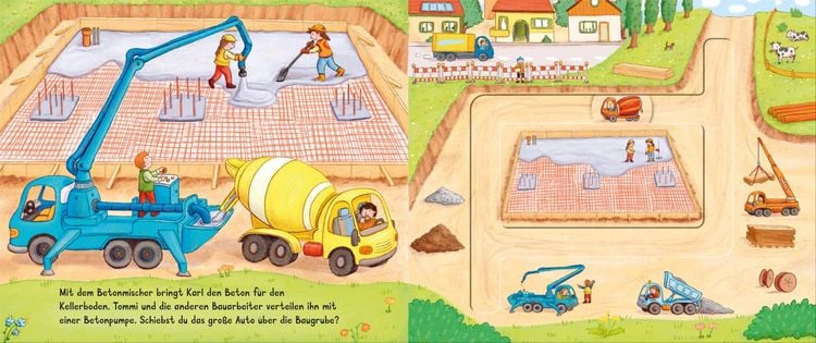 Produktbild: Meine Schiebebahn-Pappe: Fahr mit auf der Baustelle