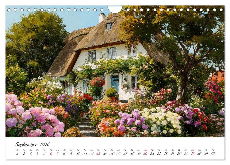 Produktbild: Sylt - Acrylmalerei von der Nordsee-Insel (Wandkalender 2026 DIN A4 quer), CALVENDO Monatskalender