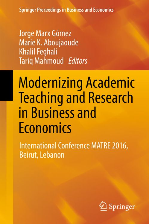 Produktbild: Modernizing Academic Teaching and Research in Business and Economics
