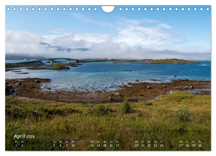 Produktbild: VESTERALEN UND LOFOTEN - Inselparadies im Eismeer (Wandkalender 2026 DIN A4 quer), CALVENDO Monatskalender