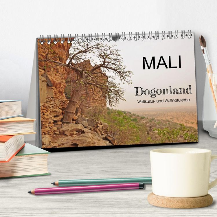 Produktbild: Mali - Dogonland - Weltkultur- und Weltnaturerbe (Tischkalender 2026 DIN A5 quer), CALVENDO Monatskalender