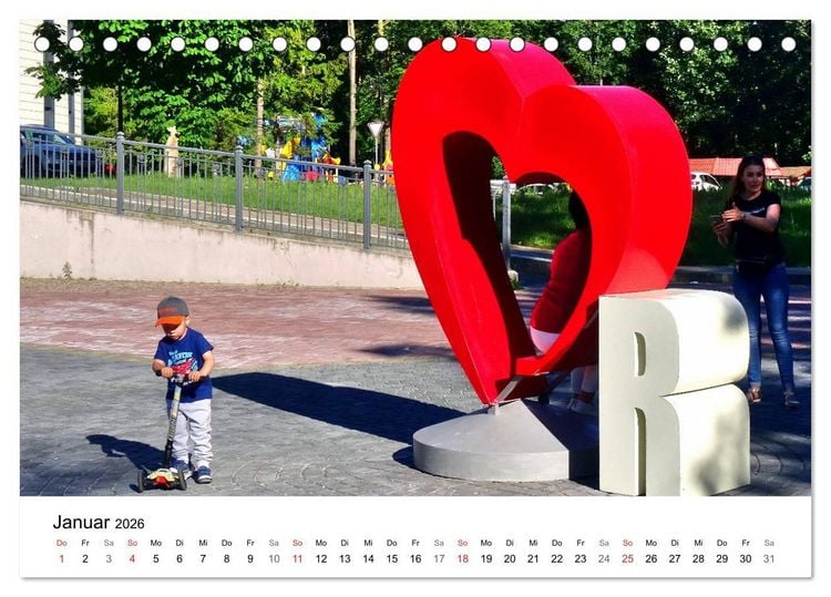 Produktbild: Rauschen-Swetlogorsk - Russlands Sotschi des Nordens (Tischkalender 2026 DIN A5 quer), CALVENDO Monatskalender