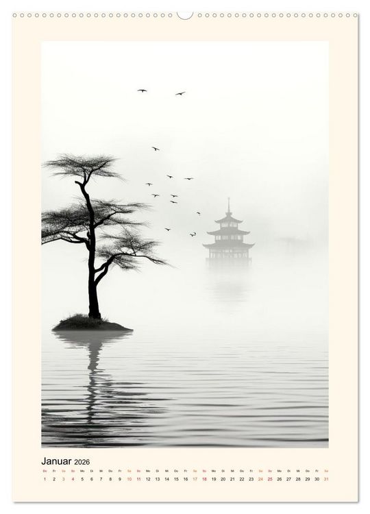 Produktbild: Japan - Kunst und Tradition (Wandkalender 2026 DIN A2 hoch), CALVENDO Monatskalender
