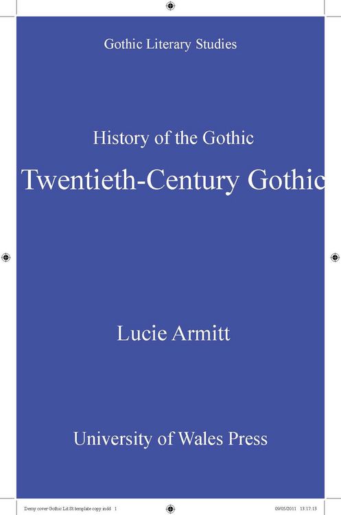 Produktbild: History of the Gothic: Twentieth-Century Gothic