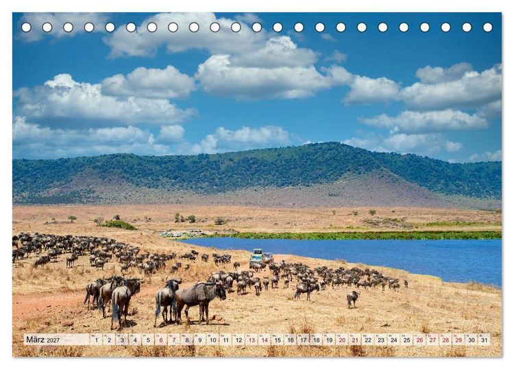 Produktbild: Die sch&ouml;nsten Vulkane Afrikas (Tischkalender 2027 DIN A5 quer), CALVENDO Monatskalender