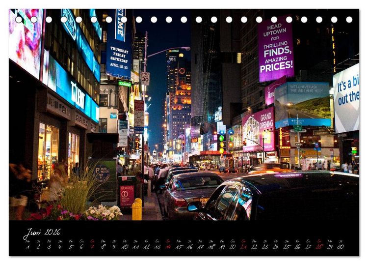 Produktbild: Ansichten einer Stadt: New York (Tischkalender 2026 DIN A5 quer), CALVENDO Monatskalender