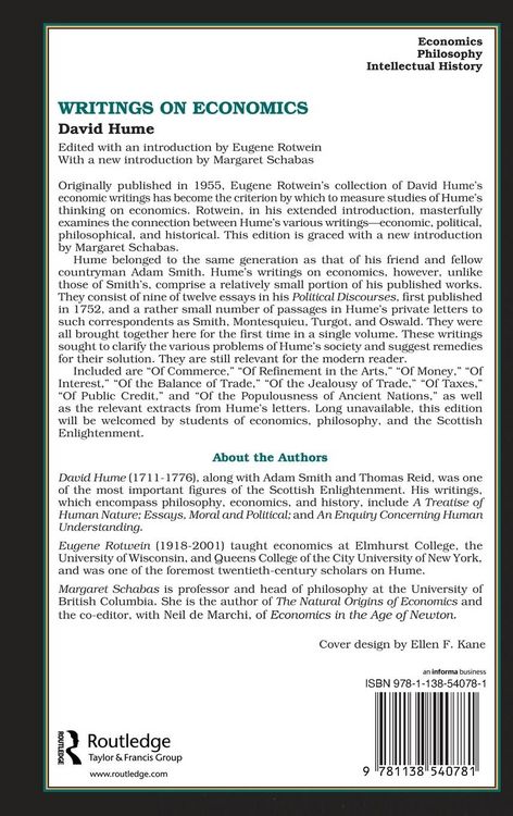 Produktbild: Writings on Economics
