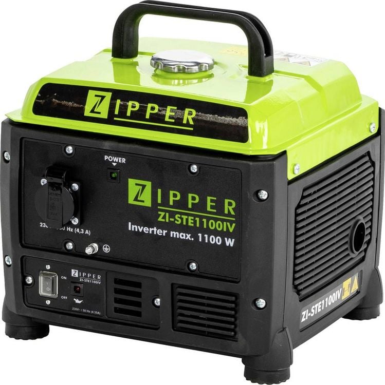 Produktbild: Zipper 4-Takt Inverter-Stromerzeuger 230V 12.8kg 1100W