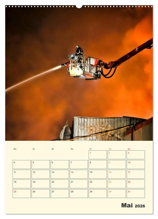 Produktbild: Feuerwehr - selbstloser Dienst weltweit (Wandkalender 2026 DIN A2 hoch), CALVENDO Monatskalender