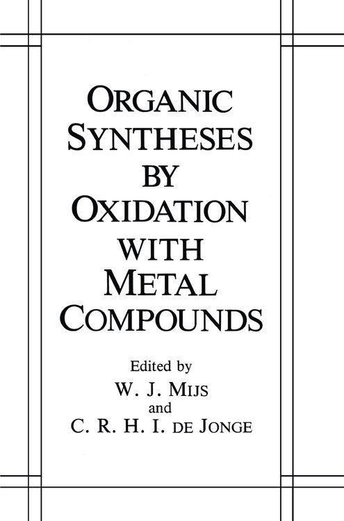 Produktbild: Organic Syntheses by Oxidation with Metal Compounds