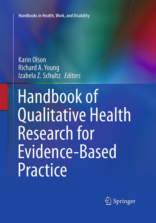 Produktbild: Handbook of Qualitative Health Research for Evidence-Based Practice