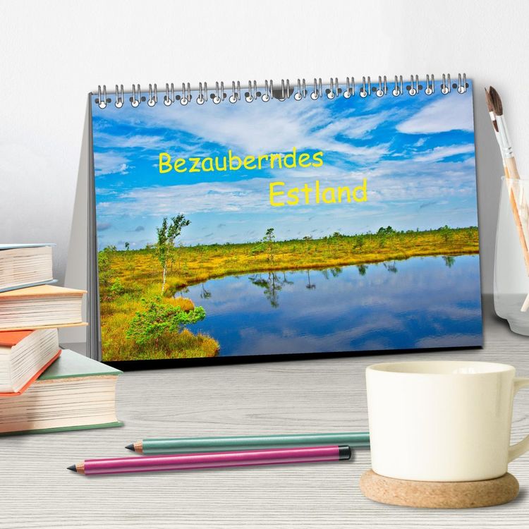 Produktbild: Bezauberndes Estland (Tischkalender 2026 DIN A5 quer), CALVENDO Monatskalender