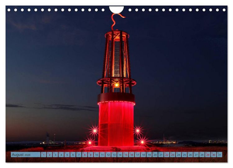 Produktbild: RUHRPOTT LICHTER (Wandkalender 2026 DIN A4 quer), CALVENDO Monatskalender