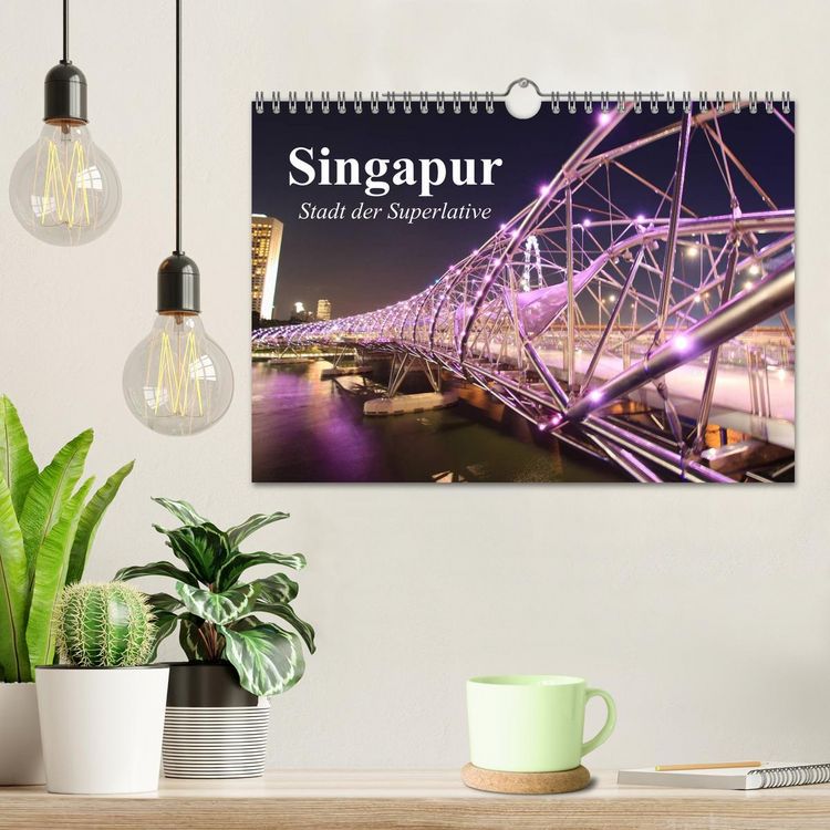 Produktbild: Singapur. Stadt der Superlative (Wandkalender 2026 DIN A4 quer), CALVENDO Monatskalender