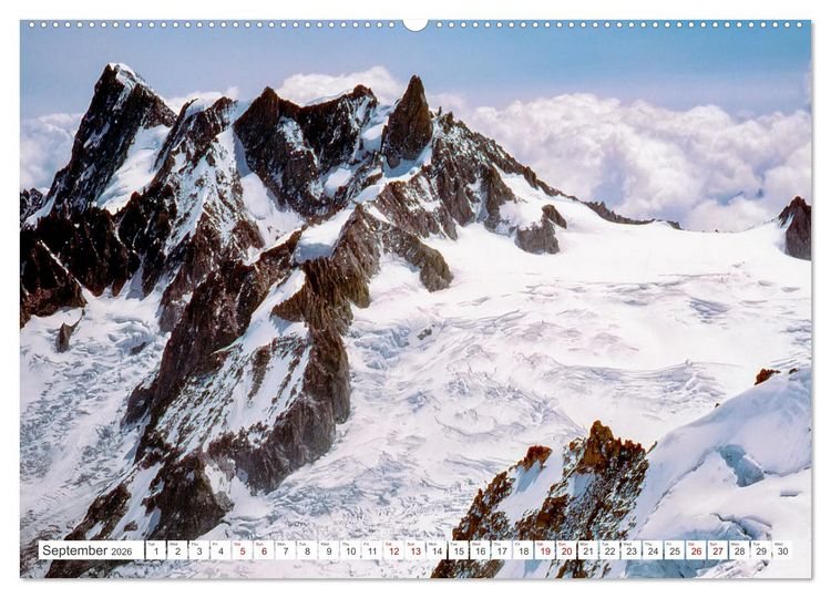 Produktbild: A trip to the roof of Europe. The Mont-Blanc massiv (High Quality Premium Wall Calendar 2026 DIN A2 landscape),CALVENDO 12 Month Wall Calendar