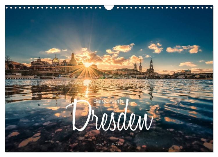 Produktbild: Barockperle Dresden (Wandkalender 2026 DIN A3 quer), CALVENDO Monatskalender