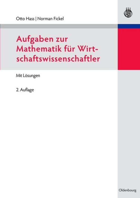 Produktbild: Aufgaben zur Mathematik f&uuml;r Wirtschaftswissenschaftler