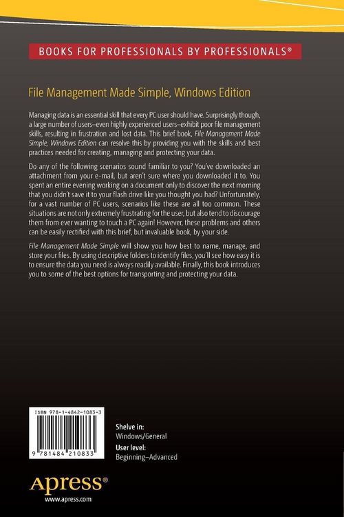 Produktbild: File Management Made Simple, Windows Edition