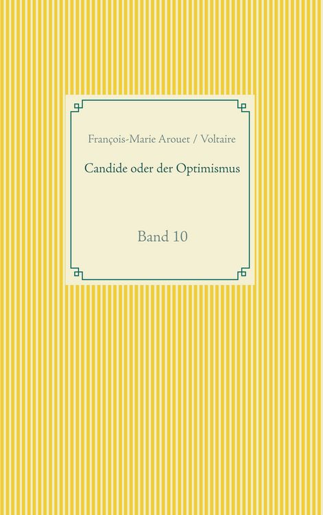 Produktbild: Candide oder der Optimismus