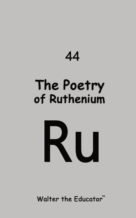 Produktbild: The Poetry of Ruthenium