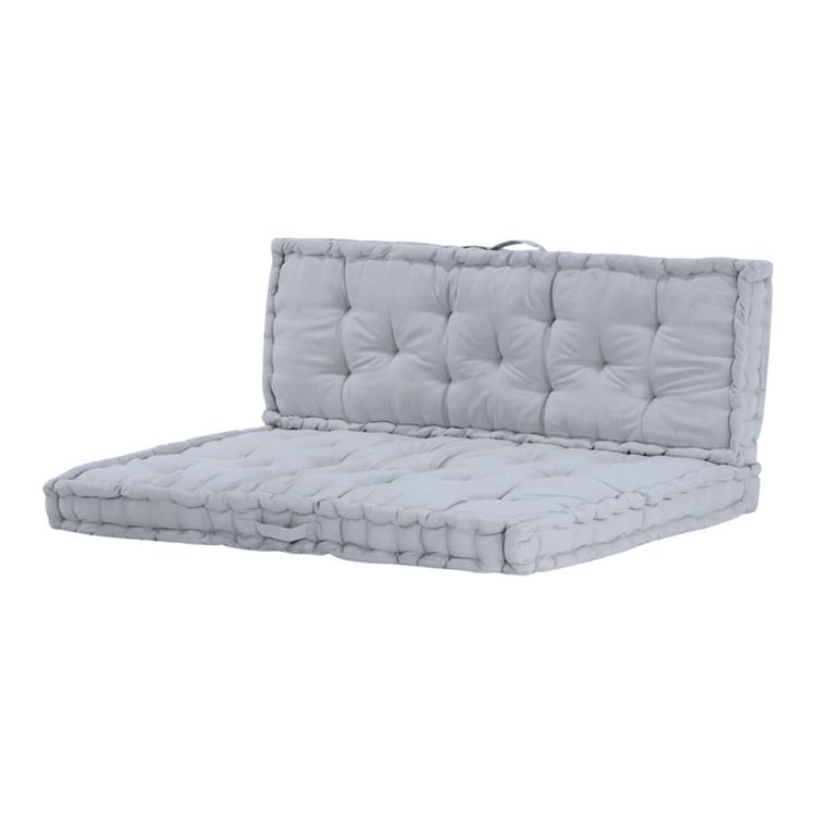 Produktbild: HTI-Living Palettenkissen Set Grau 2-teilig Palettenkissen Set Grau 2-teilig