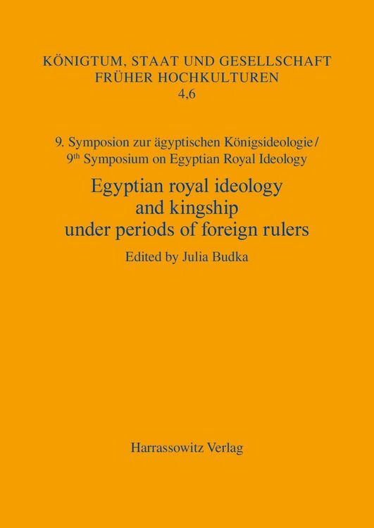 Produktbild: Egyptian royal ideology and kingship under periods of foreign rulers
