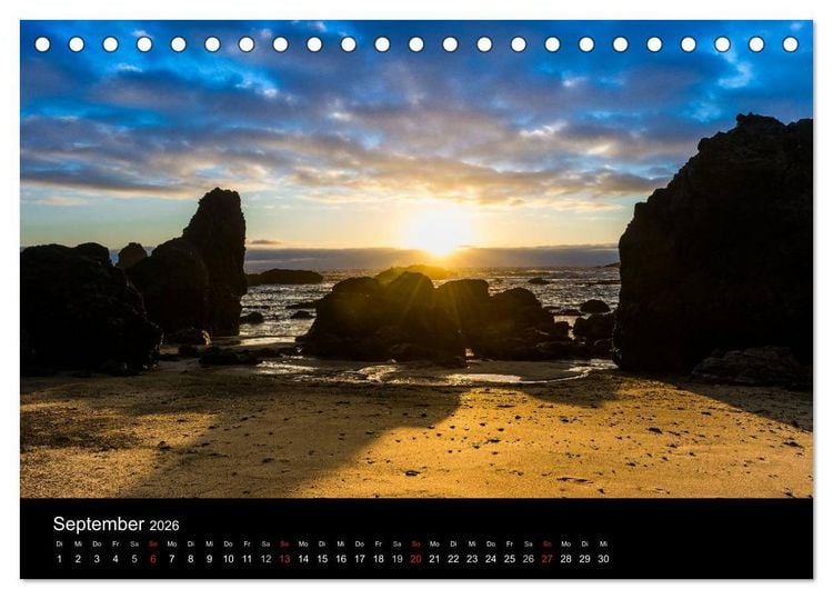 Produktbild: Die Oregon-K&uuml;ste (Tischkalender 2026 DIN A5 quer), CALVENDO Monatskalender