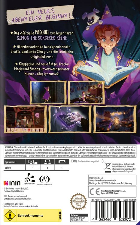 Produktbild: Simon the Sorcerer Origins