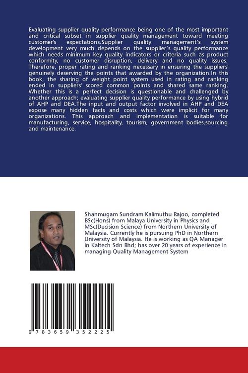 Produktbild: Evaluating Supplier Quality Performance