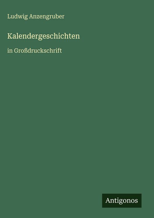 Produktbild: Kalendergeschichten