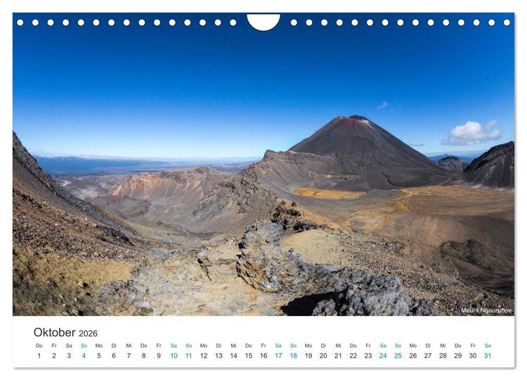 Produktbild: Neuseelands Berge (Wandkalender 2026 DIN A4 quer), CALVENDO Monatskalender