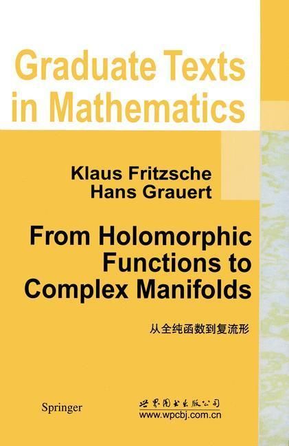 Produktbild: From Holomorphic Functions to Complex Manifolds