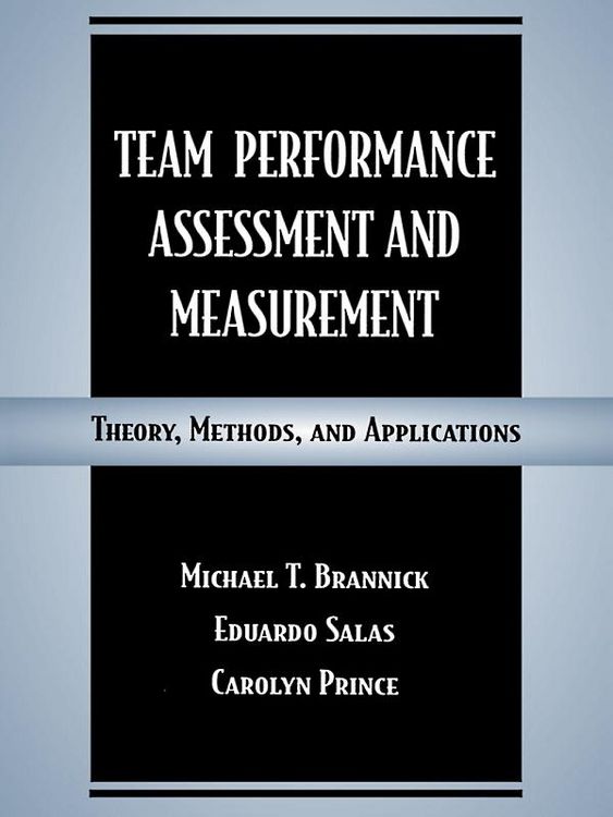 Produktbild: Team Performance Assessment and Measurement