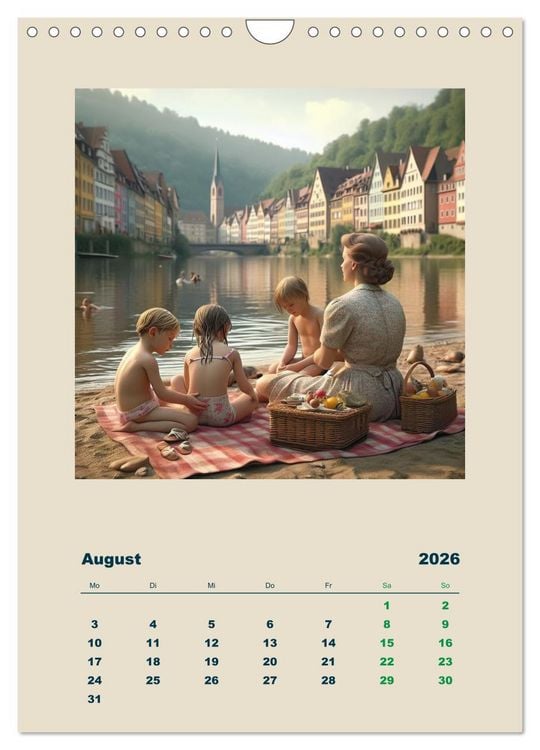Produktbild: Gute alte Zeit der sechziger Jahre (Wandkalender 2026 DIN A4 hoch), CALVENDO Monatskalender