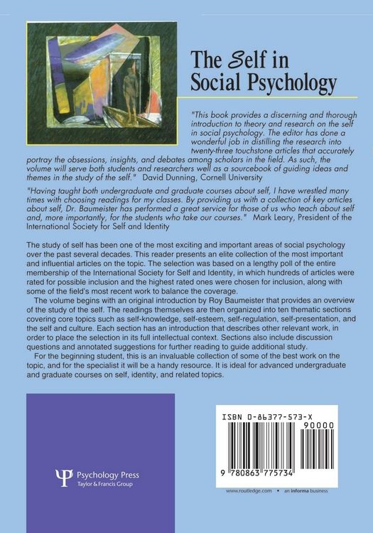 Produktbild: Self in Social Psychology