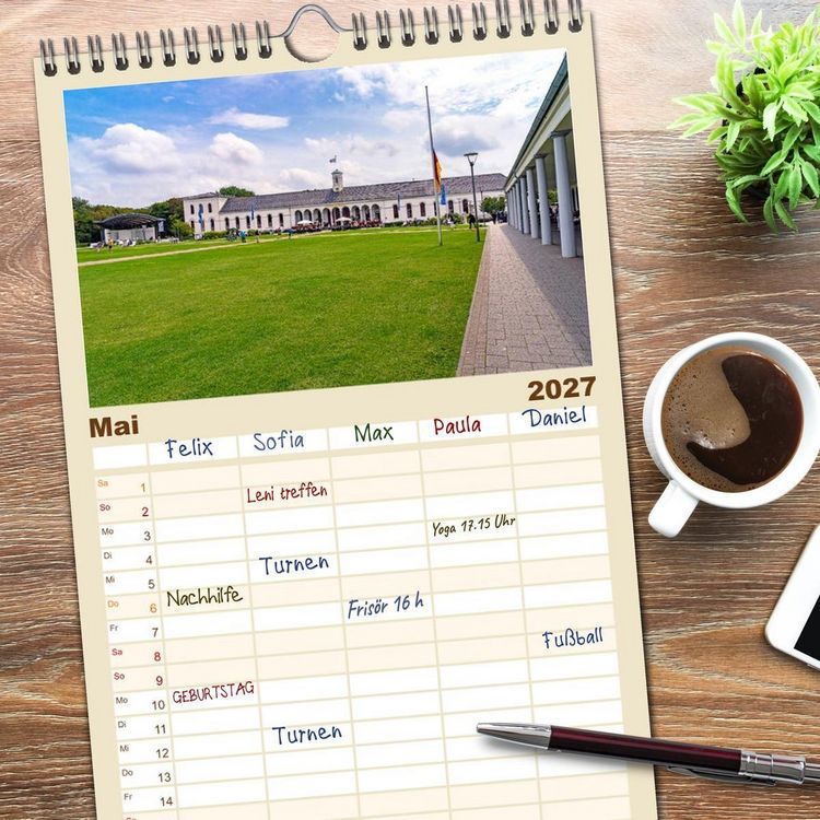 Produktbild: Familienplaner 2027 - NORDERNEY - Meine Liebe zur Nordseeinsel mit 5 Spalten (Wandkalender, 21 x 45 cm) CALVENDO