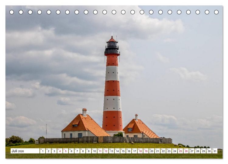 Produktbild: Impressionen aus Sankt Peter-Ording (Tischkalender 2026 DIN A5 quer), CALVENDO Monatskalender