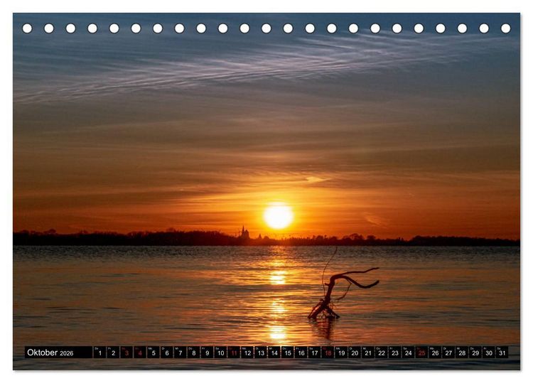 Produktbild: Vorpommern zwichen Tag und Nacht (Tischkalender 2026 DIN A5 quer), CALVENDO Monatskalender