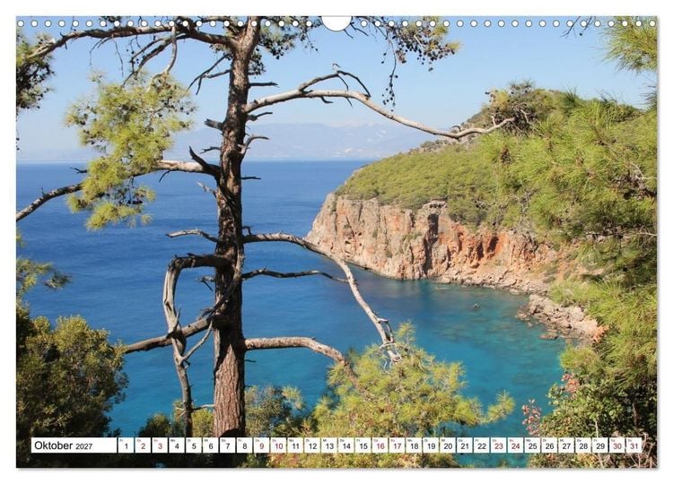 Produktbild: Lykien. T&uuml;rkische S&uuml;dk&uuml;ste zwischen Kalkan und Kemer (Wandkalender 2027 DIN A3 quer), CALVENDO Monatskalender