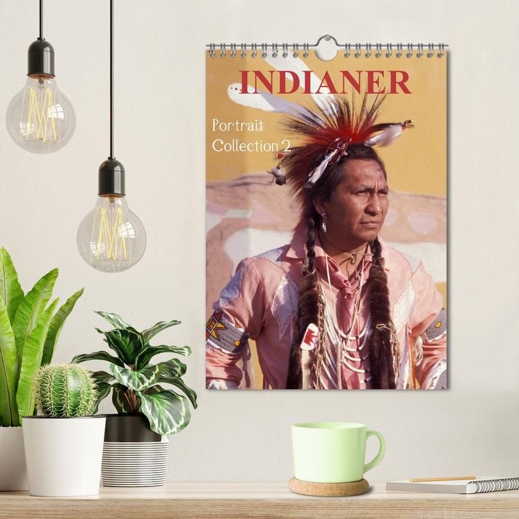 Produktbild: INDIANER Portrait Collection 2 (Wandkalender 2026 DIN A4 hoch), CALVENDO Monatskalender