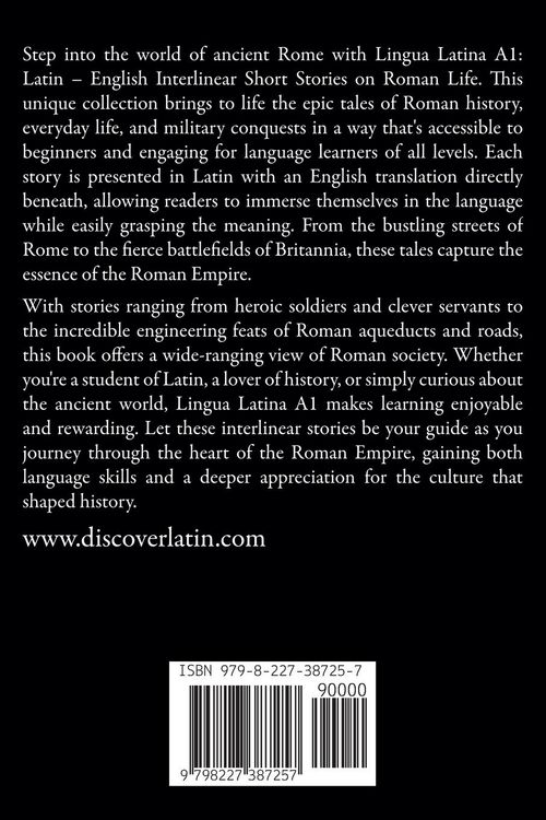 Produktbild: Lingua Latina A1 Latin - English Interlinear Short Stories on Roman Life