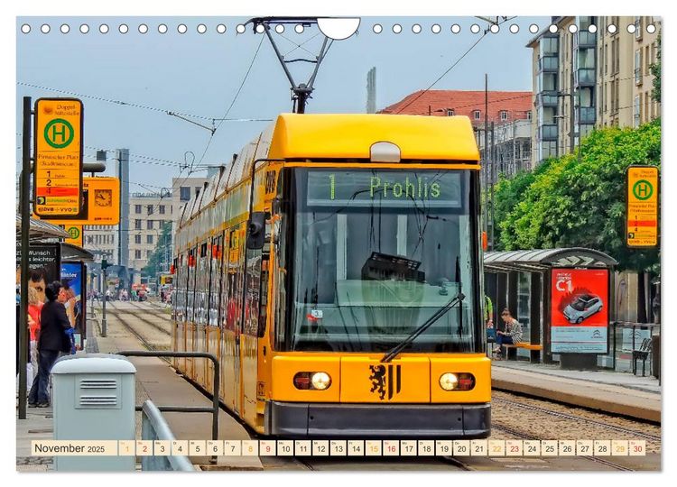 Produktbild: Ich fahre gern Stra&szlig;enbahn (Wandkalender 2025 DIN A4 quer), CALVENDO Monatskalender