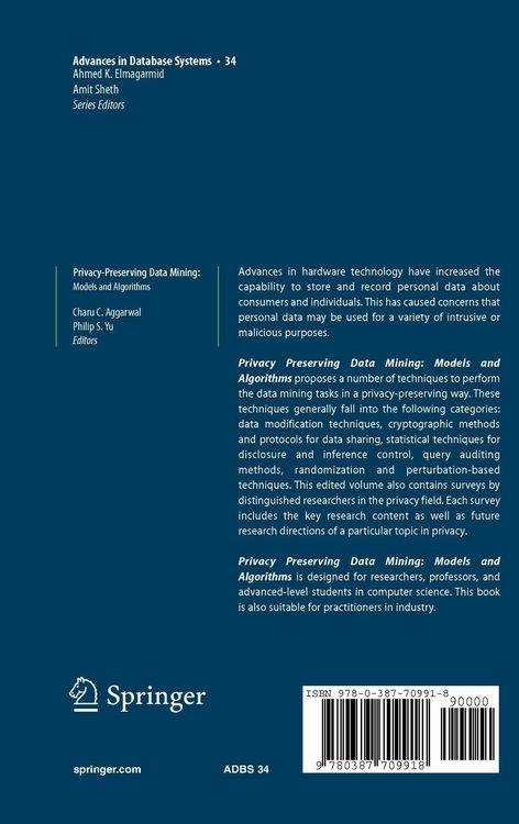 Produktbild: Privacy-Preserving Data Mining