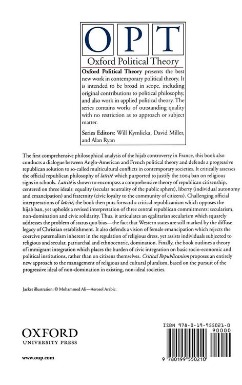 Produktbild: Critical Republicanism