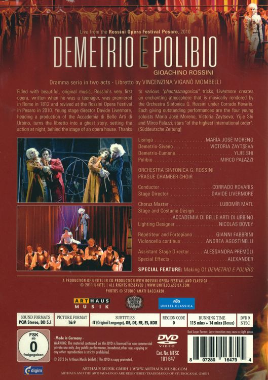 Produktbild: Rossini - Demetrio E Polibio
