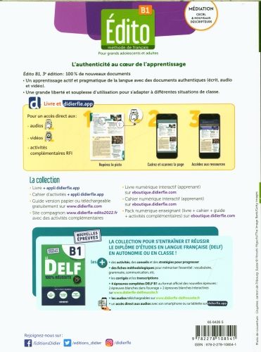 Produktbild: Edito 3e edition B1